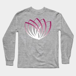 Pink Lotus Long Sleeve T-Shirt